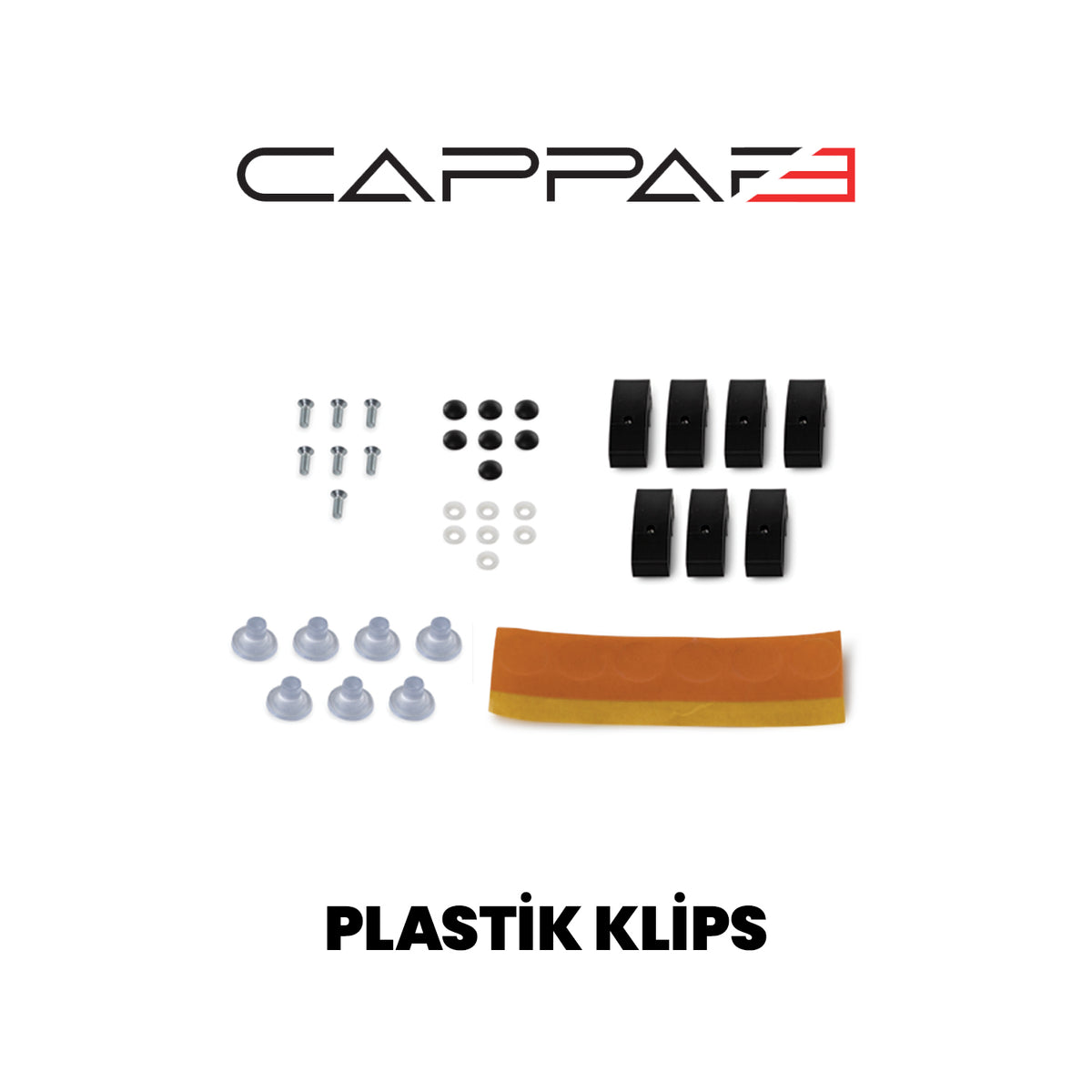 Universal Kaput Rüzgarlığı Bağlantı Aparatı Klips 7 Adet