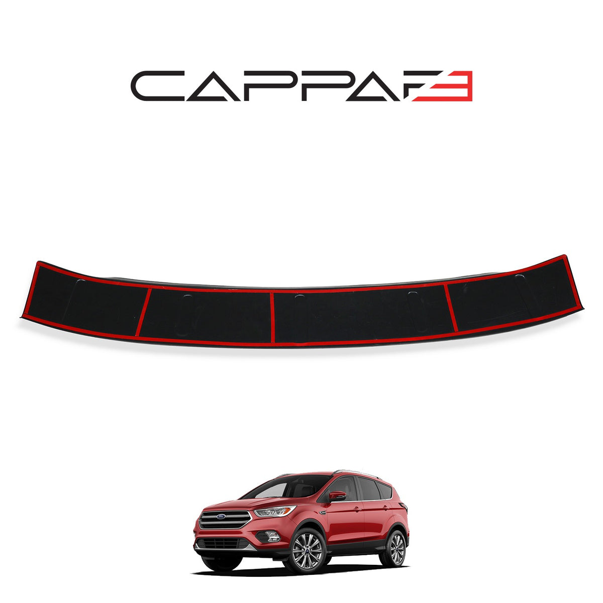 Ford Kuga 2 2012-2016 ile Uyumlu Arka Tampon Eşiği Mat