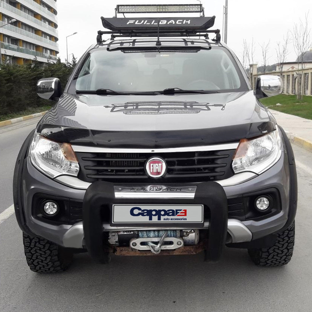 Fiat Fullback 2016-2019 ile Uyumlu Kaput Rüzgarlığı 3mm