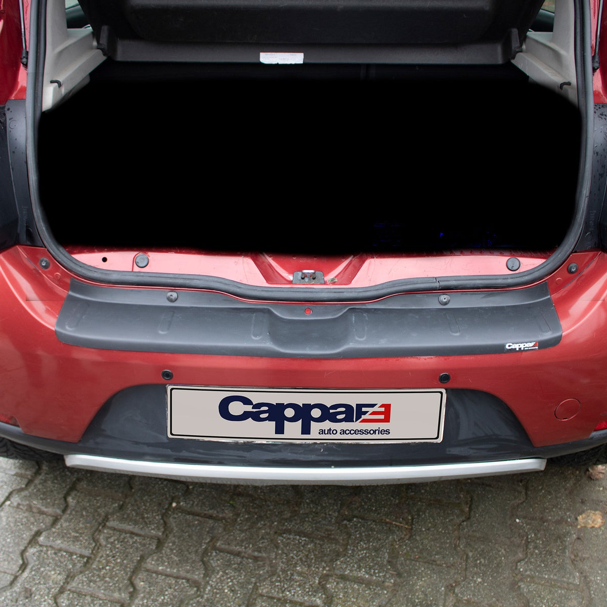 Dacia Sandero 2 2012-2020 ile Uyumlu Arka Tampon Eşiği Mat