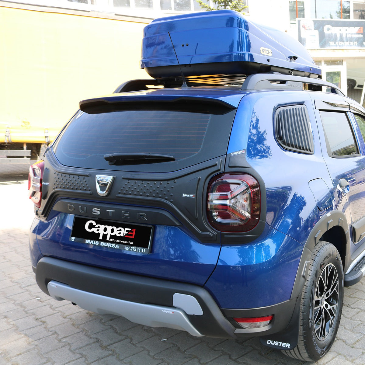 Dacia Duster 2 2018-2023 ile Uyumlu Arka Tampon Difüzör