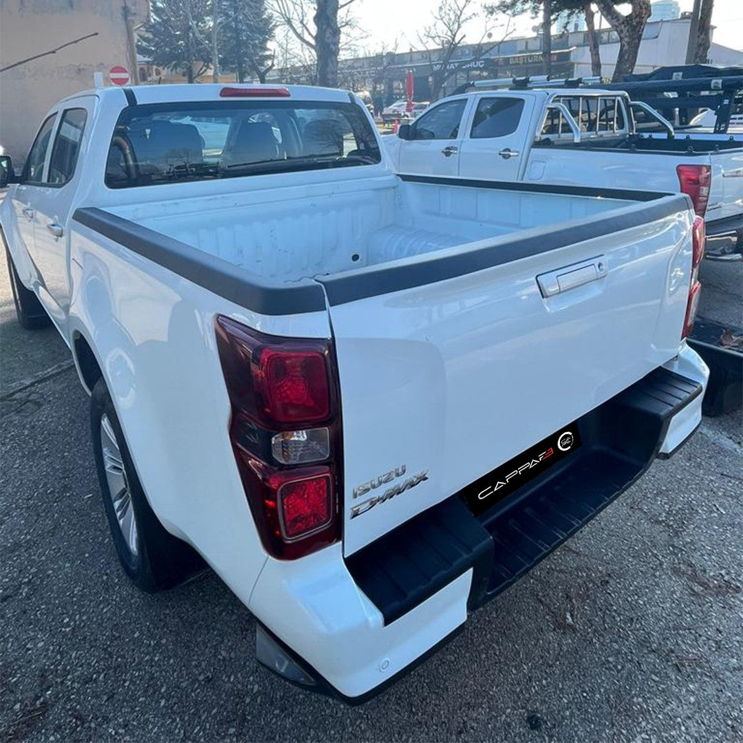 Isuzu D-Max 3 2019-2026 ile Uyumlu Kasa Kenar Koruma 3 Adet