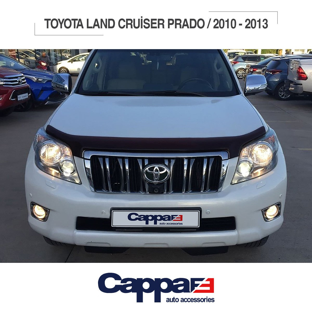 Toyota Land Cruiser Prado 4 2010-2013 ile Uyumlu Kaput Rüzgarlığı