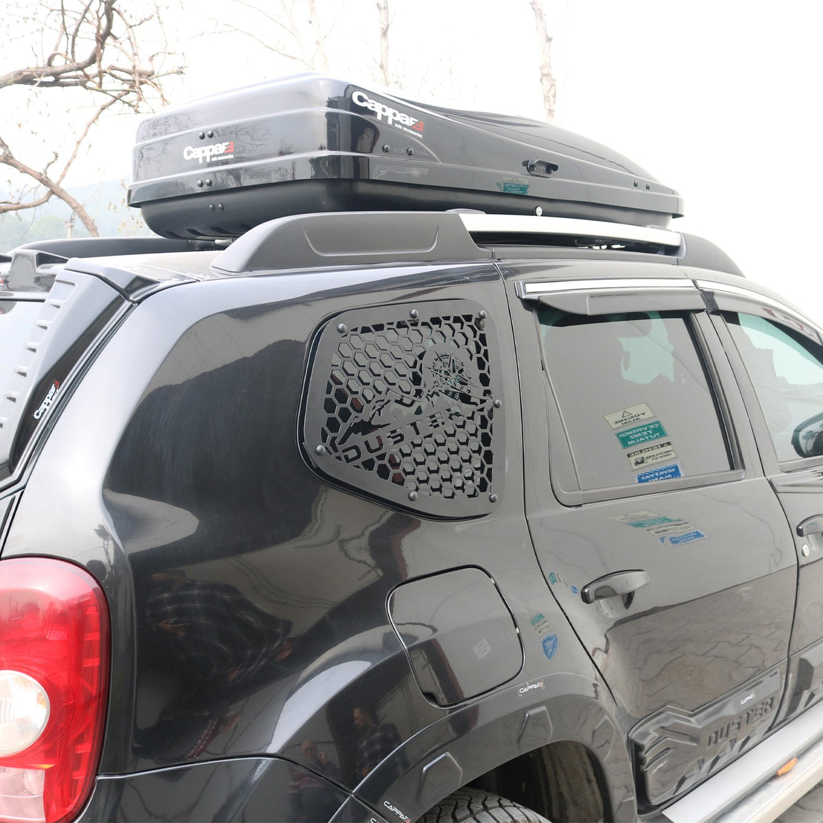 Dacia Duster 1 2010-2017 ile Uyumlu Kelebek Camı Lazer Kesim Metal 2 Adet