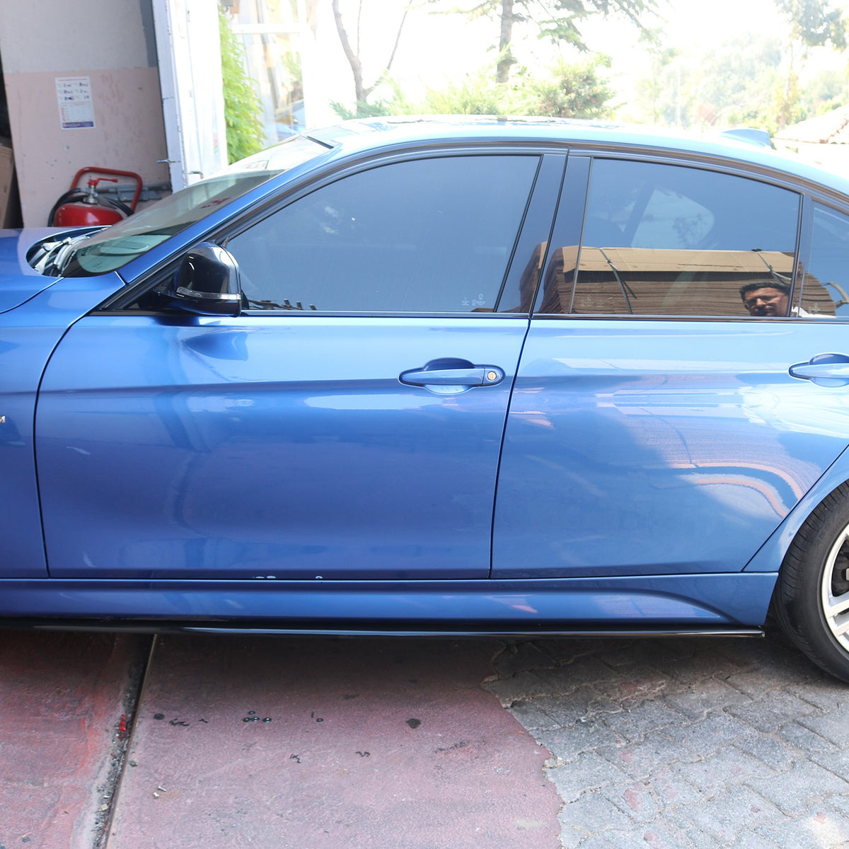 BMW 3 Seri (F30) 2011-2019 ile Uyumlu Marşpiyel Kaplama 2 Adet