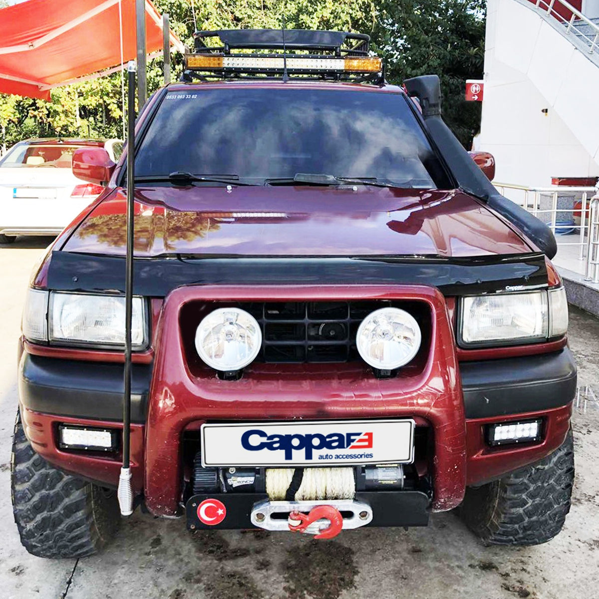 Opel Frontera B 1998-2004 ile Uyumlu Kaput Rüzgarlığı 3mm