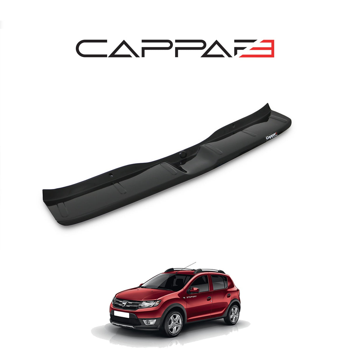 Dacia Sandero 2 2012-2020 ile Uyumlu Arka Tampon Eşiği