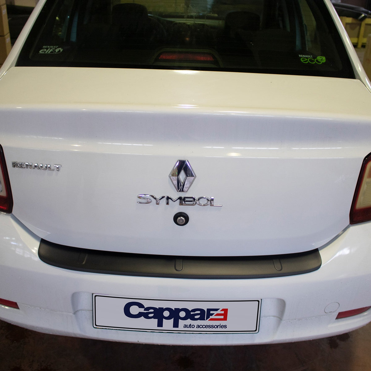 Renault Symbol 3 2013-2021 ile Uyumlu Arka Tampon Eşiği Mat