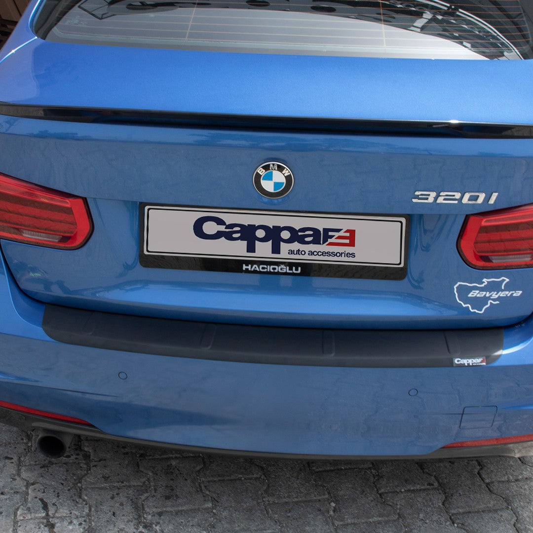 BMW 3 Seri (F30) 2011-2019 ile Uyumlu Arka Tampon Eşiği Mat