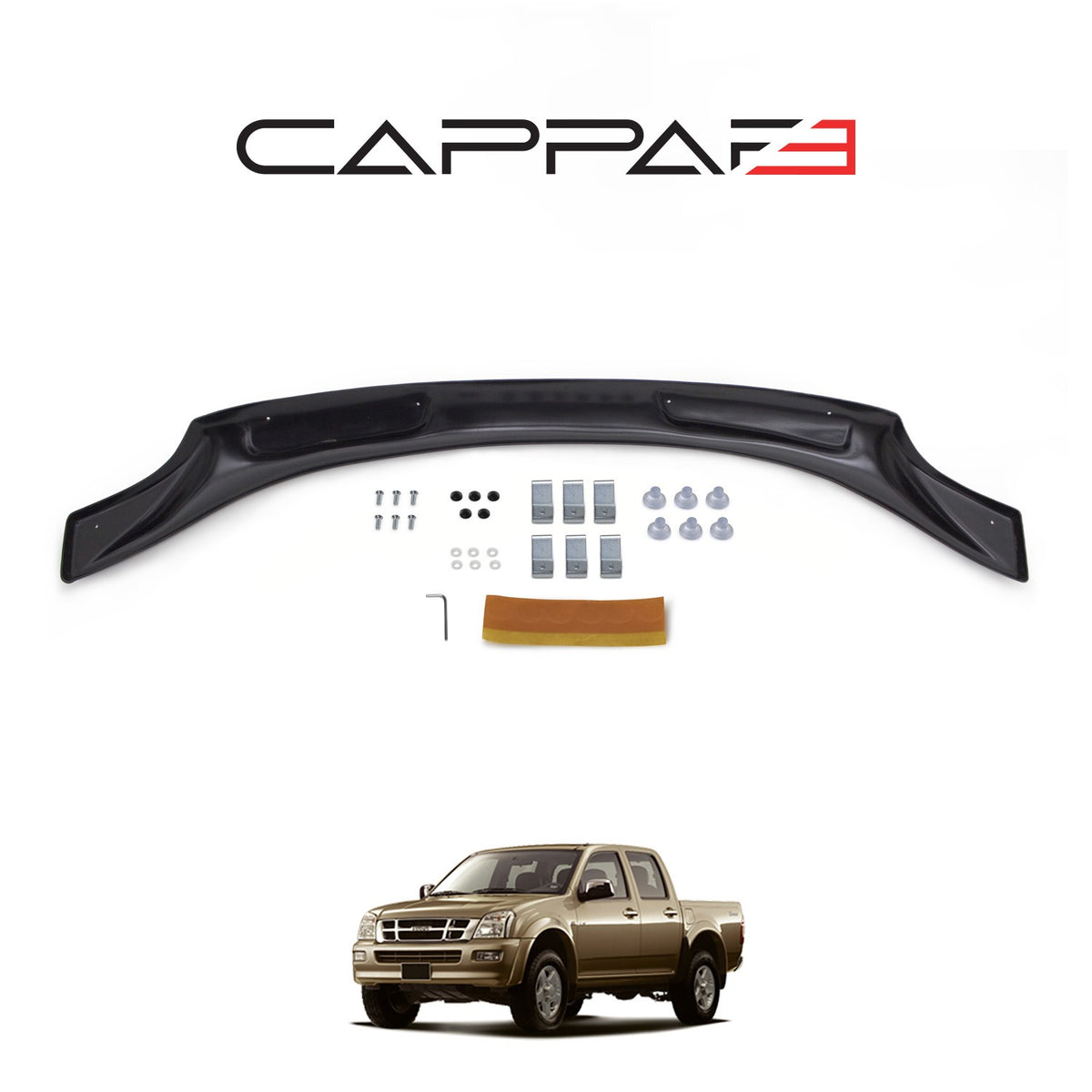 Isuzu D-Max 1 2002-2007 ile Uyumlu Kaput Rüzgarlığı