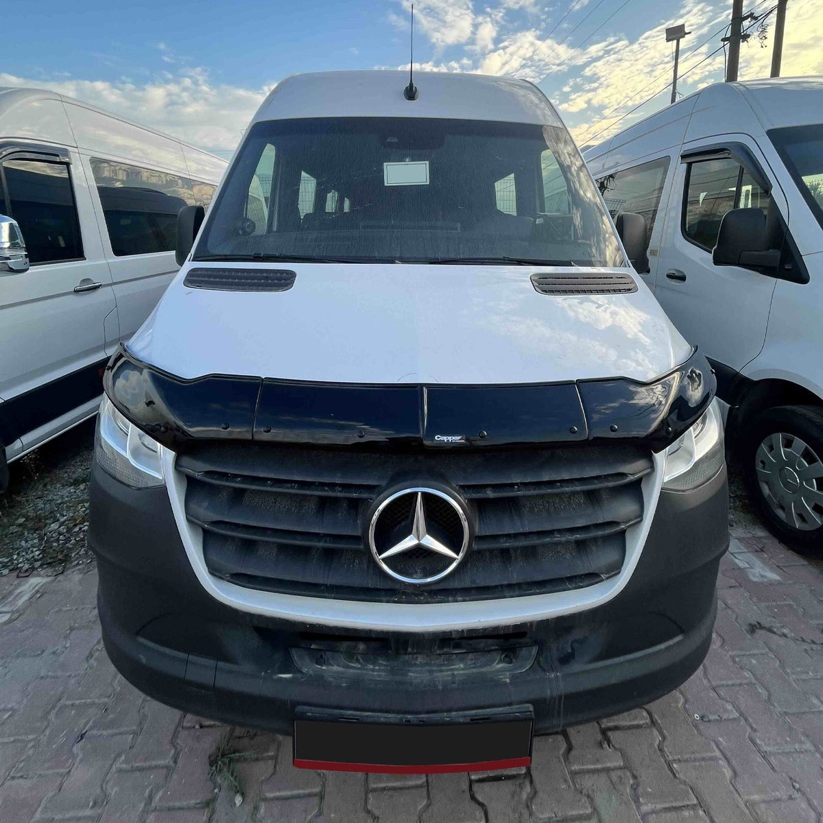 Mercedes Sprinter 3 2019-2026 kaput rüzgarlığı 3 mm 3'lü set – 9
