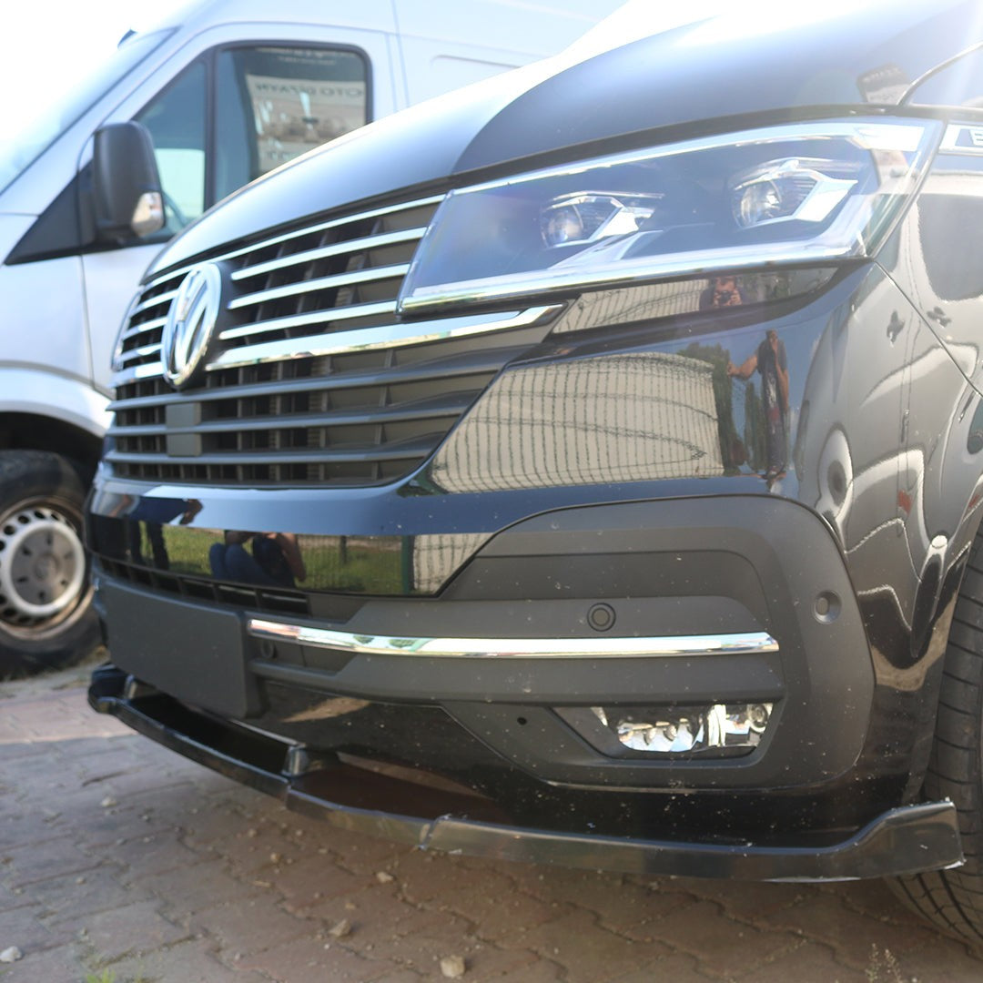 Volkswagen T6.1 2020 Ön Tampon Lip Siyah Akrilik Düz Desen Ingiltere