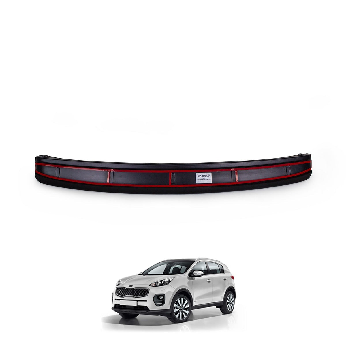 Kia Sportage 4 2016-2019 ile Uyumlu Arka Tampon Eşiği