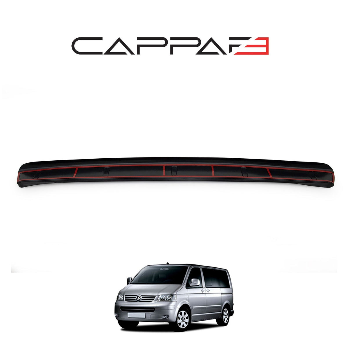 Volkswagen Transporter T5 2009-2015 ile Uyumlu Arka Tampon Eşiği