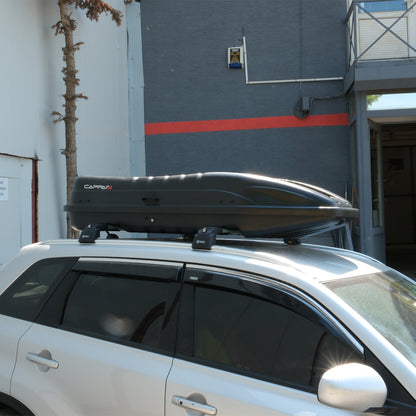 Universal Capbox Araç Üzeri Port Bagaj Bavul 450 Litre Çift Açılır Mat