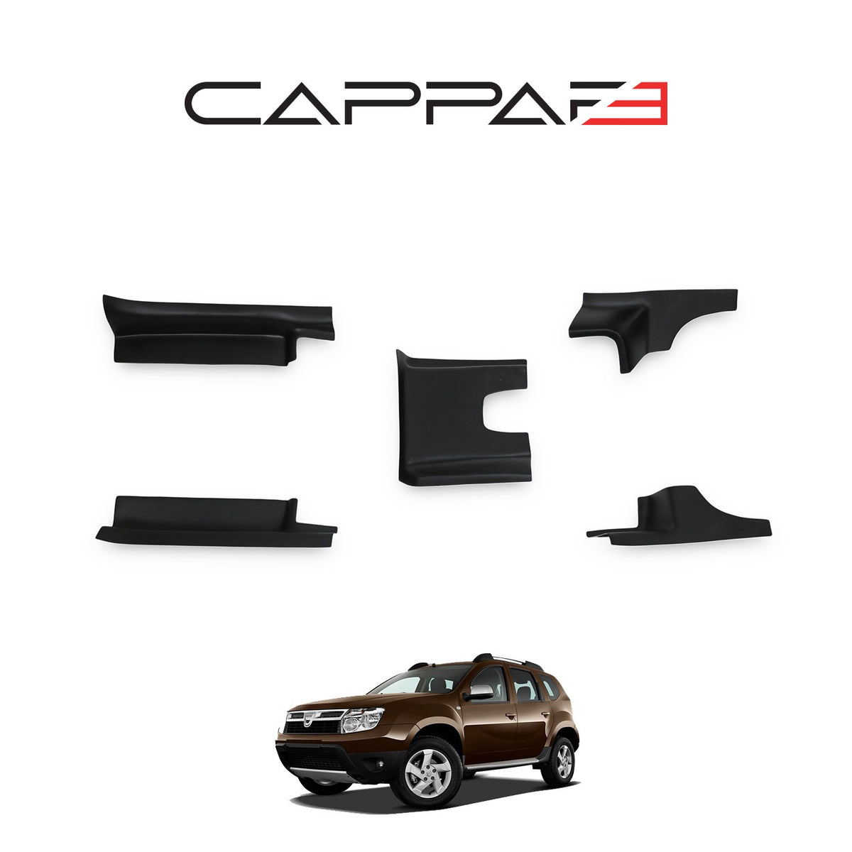 Dacia Duster 1 2010-2017 ile Uyumlu İç Trim 5 Adet