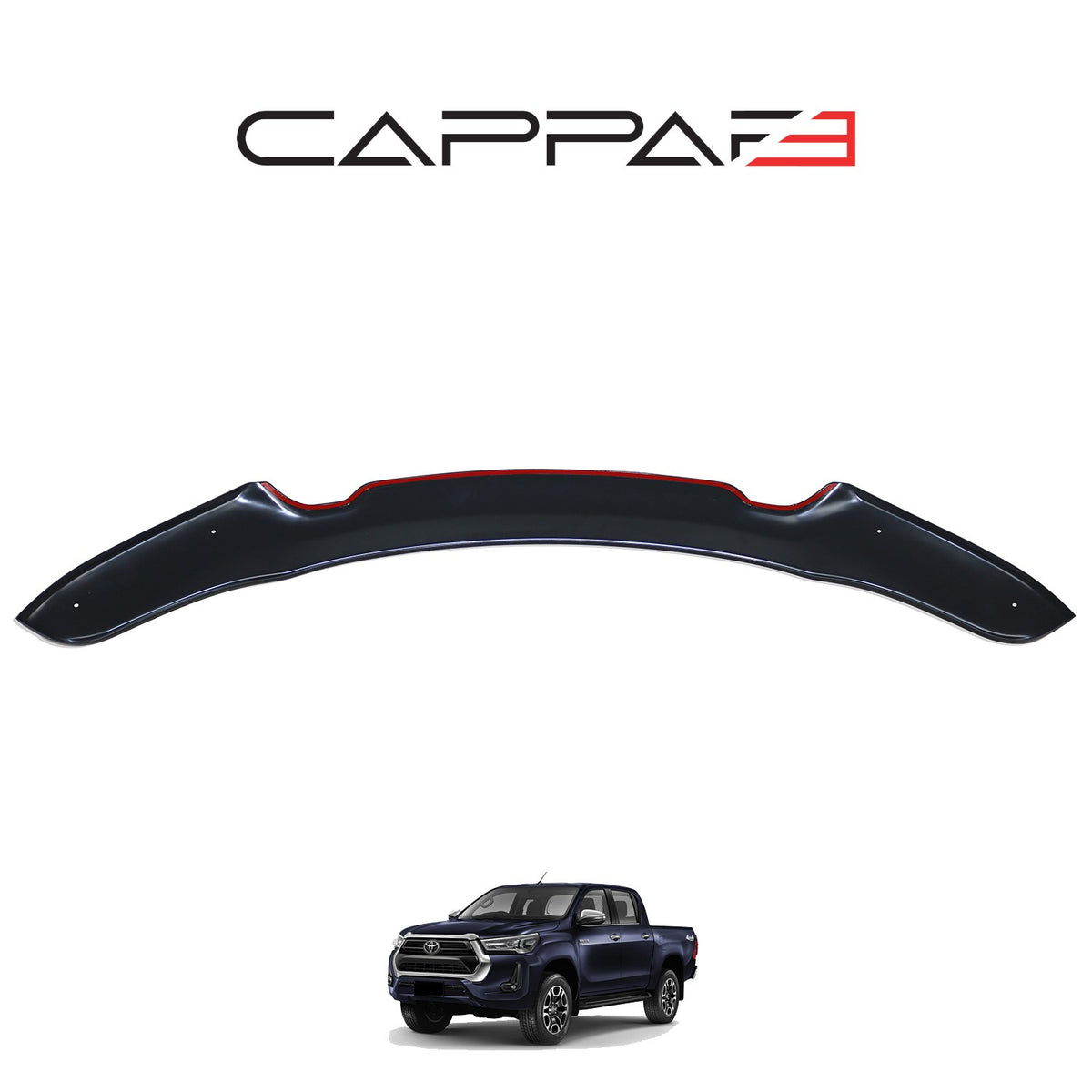Toyota Hilux 8 2020-2023 ile Uyumlu Kaput Rüzgarlığı 3mm