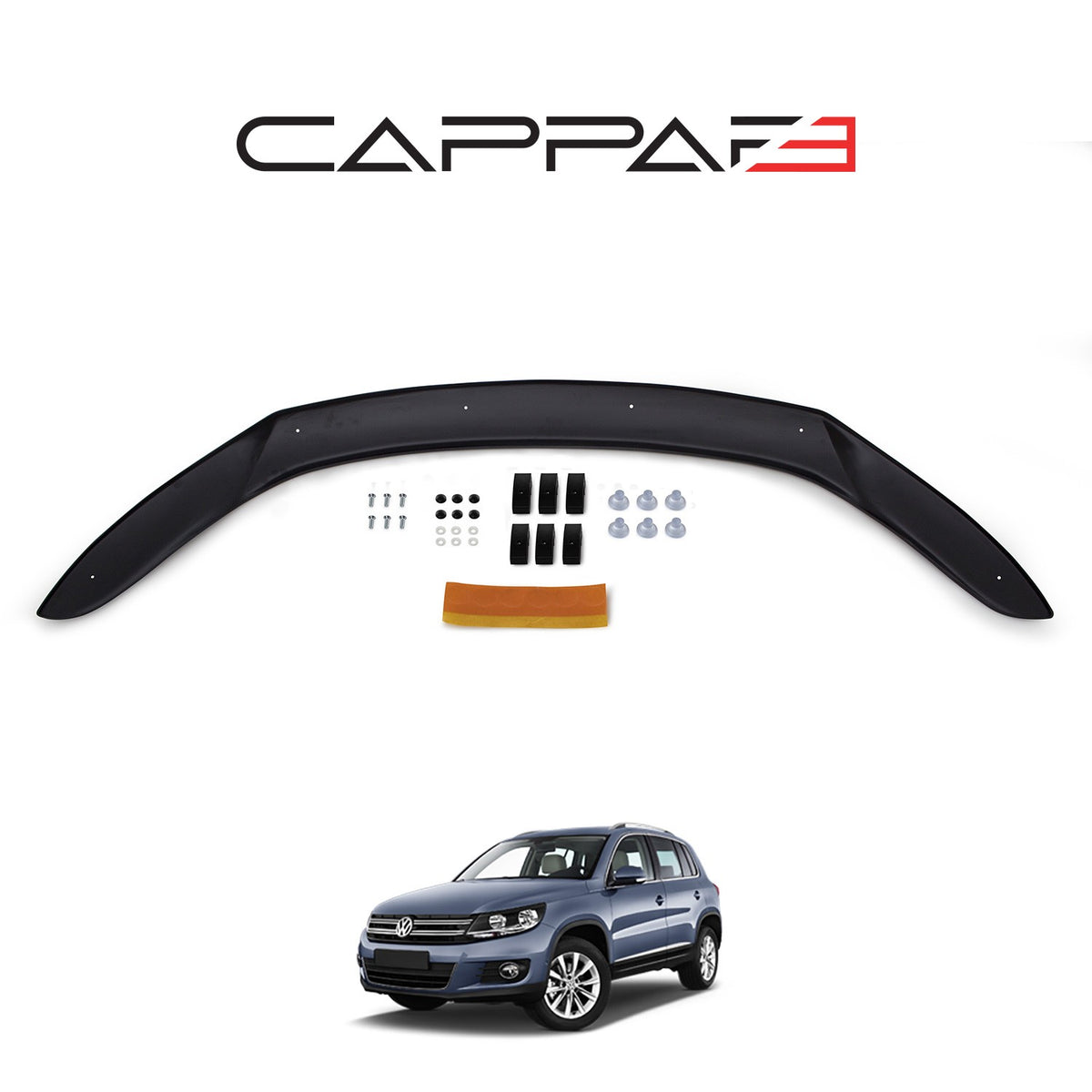Volkswagen Tiguan 1 2011-2015 ile Uyumlu Kaput Rüzgarlığı 3mm