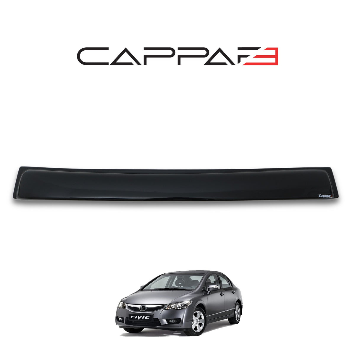 Honda Civic 8 2005-2011 ile Uyumlu Arka Cam Spoyler İnce