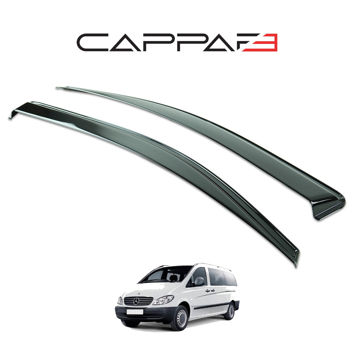 Mercedes Vito 2 2003-2010 ile Uyumlu Cam Rüzgarlığı 2 Adet