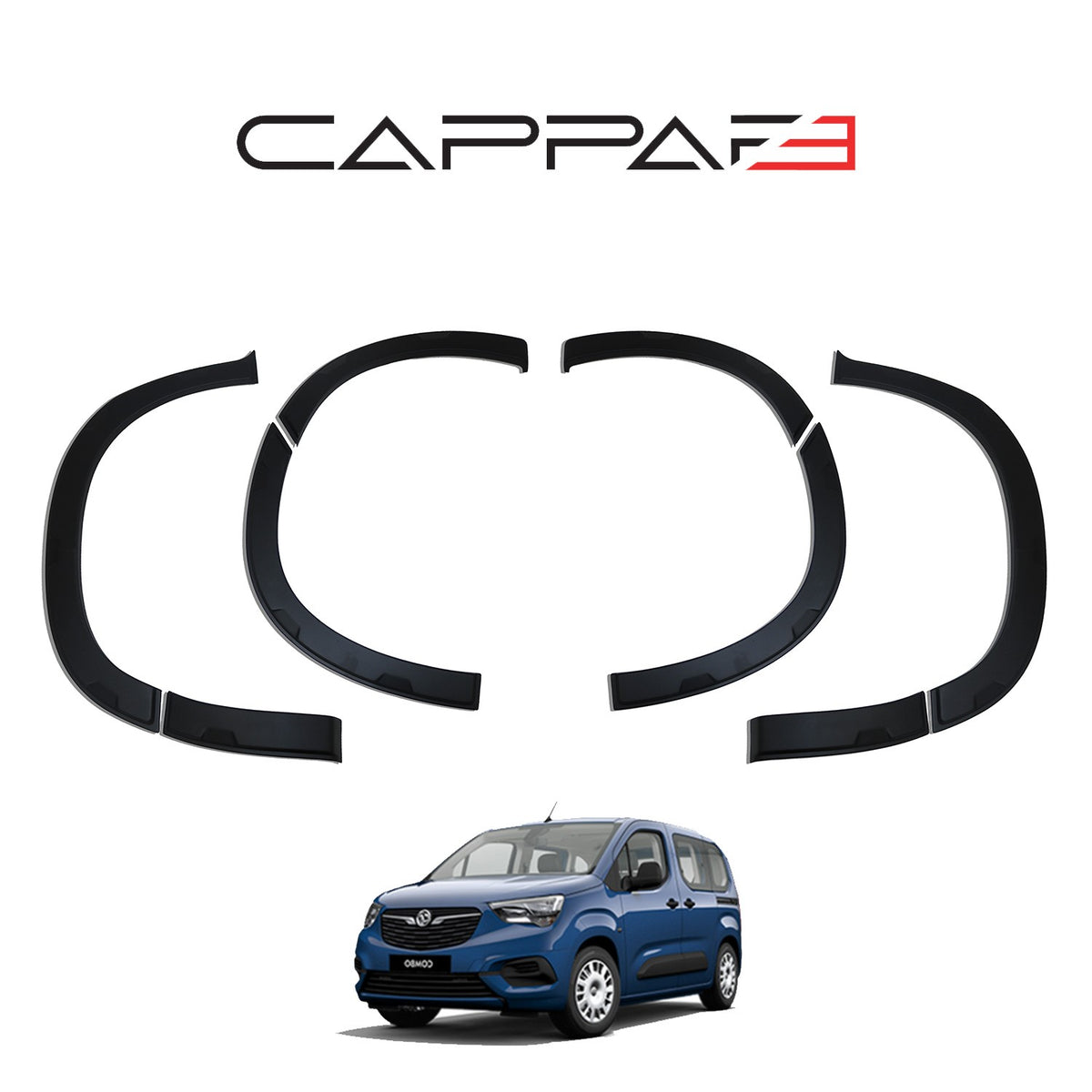 Opel Combo E 2018-2026 ile Uyumlu Çamurluk Dodik 8 Adet