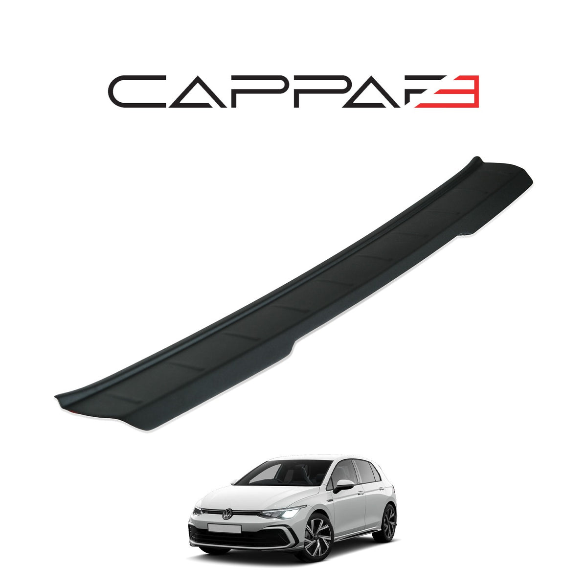 Volkswagen Golf 8 2021-2026 mat arka tampon eşiği – 4