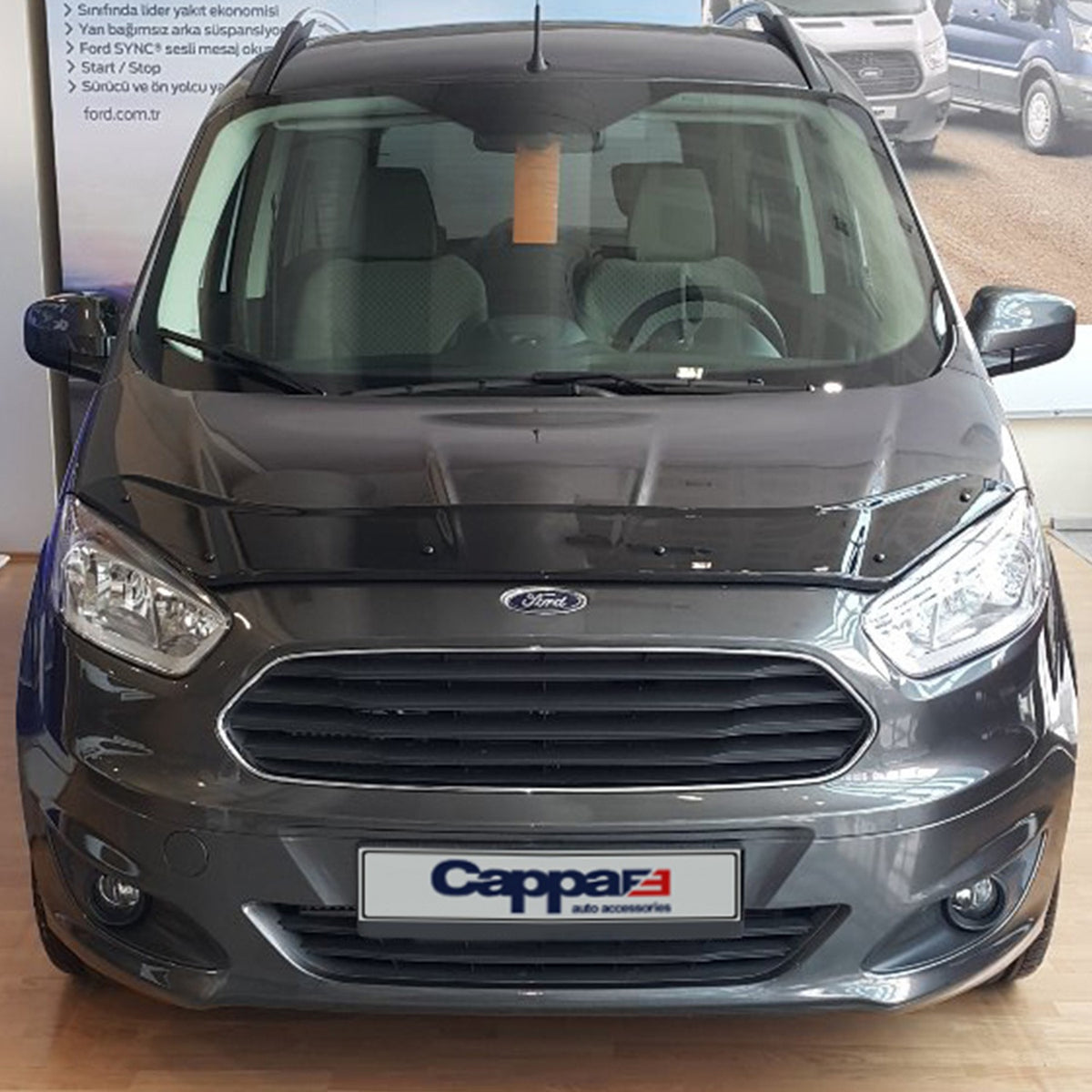 Ford Transit / Tourneo Courier 1 2014-2018 ile Uyumlu Kaput Rüzgarlığı
