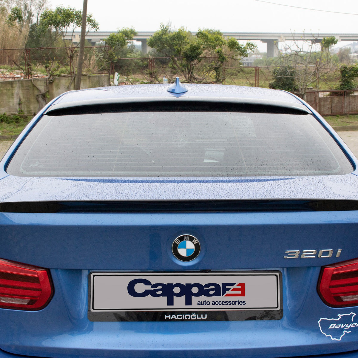 BMW 3 Seri (F30) 2011-2019 arka cam spoyler – 7