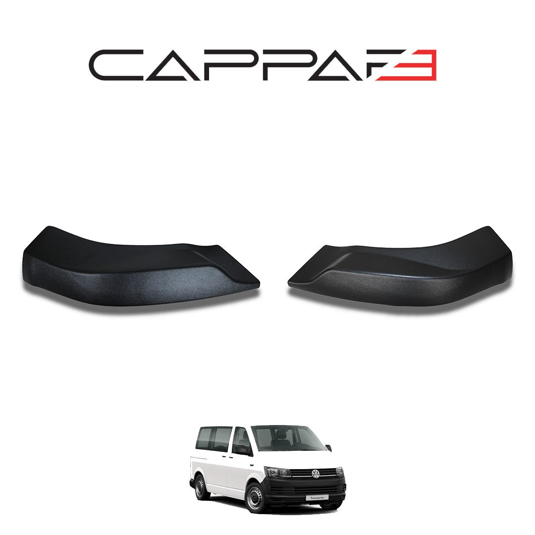 Volkswagen Transporter T6 2015-2024 ile Uyumlu Ön Tampon Difüzör 3 Adet