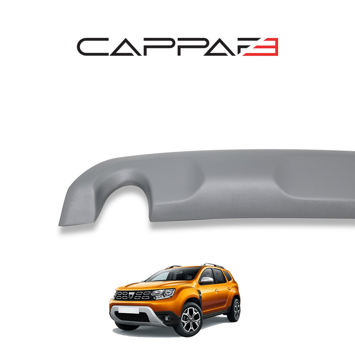 Dacia Duster 2 2018-2023 ile Uyumlu Arka Tampon Difüzör