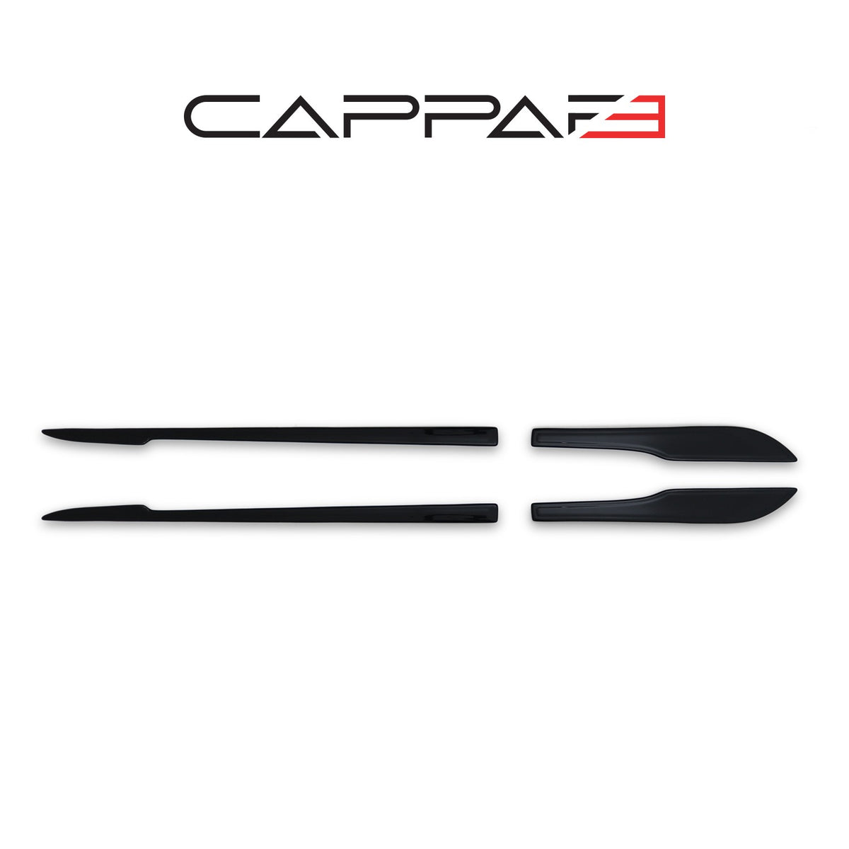 Honda Civic 10 2016-2021 yan kapı alt çıta 4 parçalı set – 2
