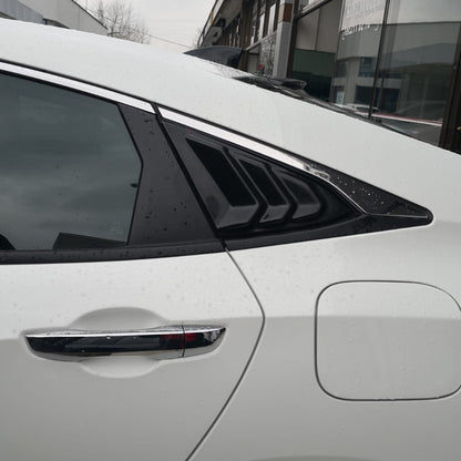 Honda Civic 10 2016-2021 ile Uyumlu Kelebek Camı 2 Adet
