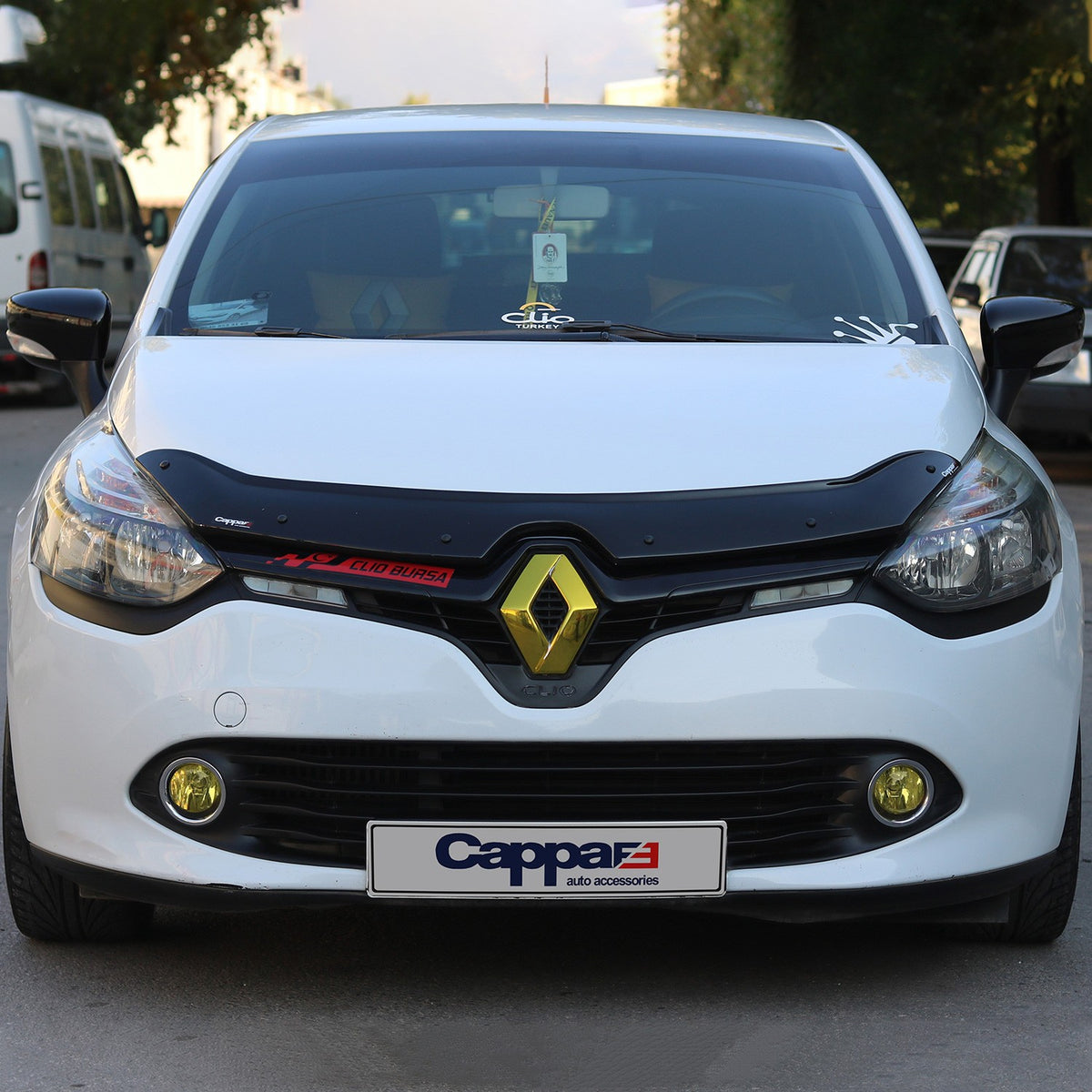 Renault Clio 4 2013-2020 ile Uyumlu Kaput Rüzgarlığı