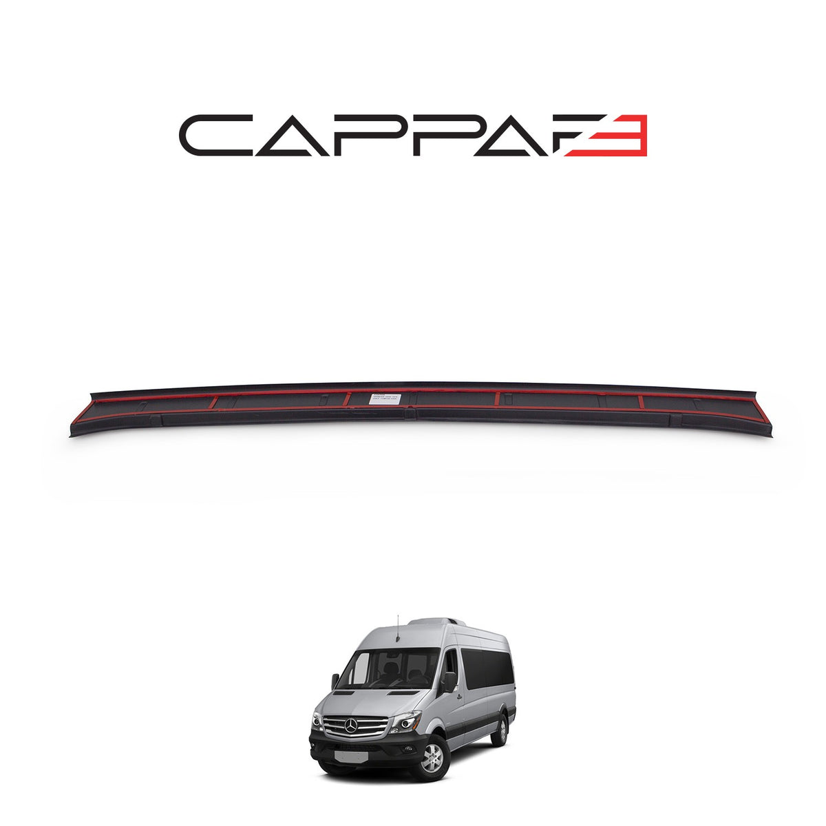 Mercedes Sprinter 3 2019-2026 ile Uyumlu Arka Tampon Eşiği Mat