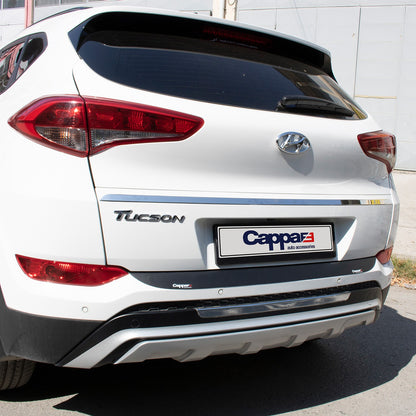 Hyundai Tucson 3 2015-2018 ile Uyumlu Arka Tampon Eşiği Mat
