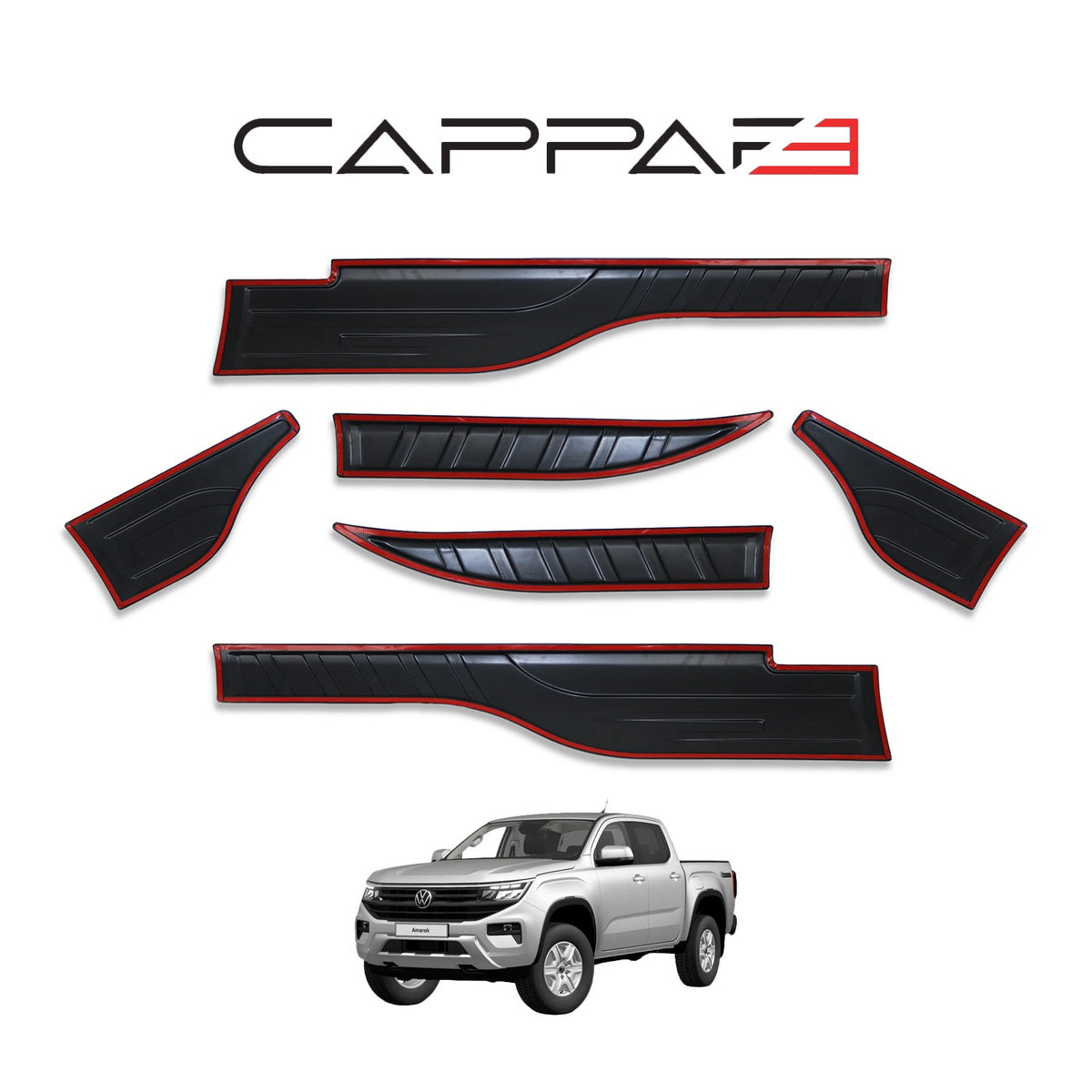 Volkswagen Amarok 2 2023-2026 yarasa kapı dodik 6 parça – 5