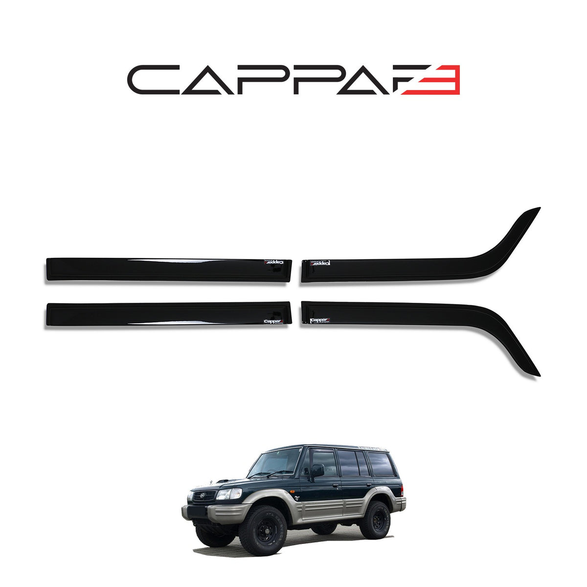 Hyundai Galloper 1991-2003 cam rüzgarlığı 4 parçalı set – 2