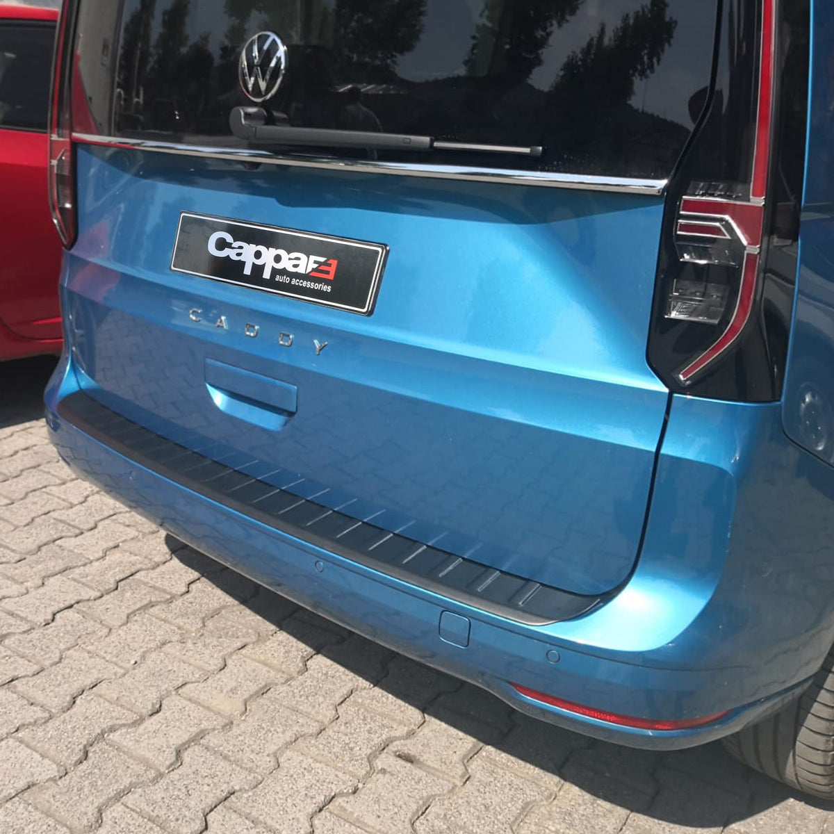 Volkswagen Caddy 5 2020-2026 ile Uyumlu Arka Tampon Eşiği Mat