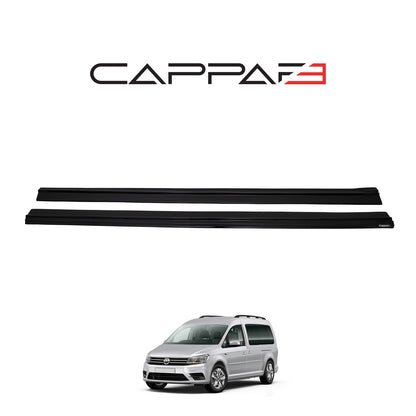 Volkswagen Caddy 4 2015-2020 ile Uyumlu Marşpiyel Kaplama 2 Parça