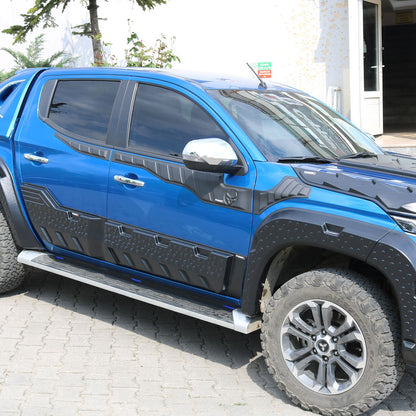 Mitsubishi L200 5 2019-2023 ile Uyumlu Kapı Dodik Yarasa 6 Adet