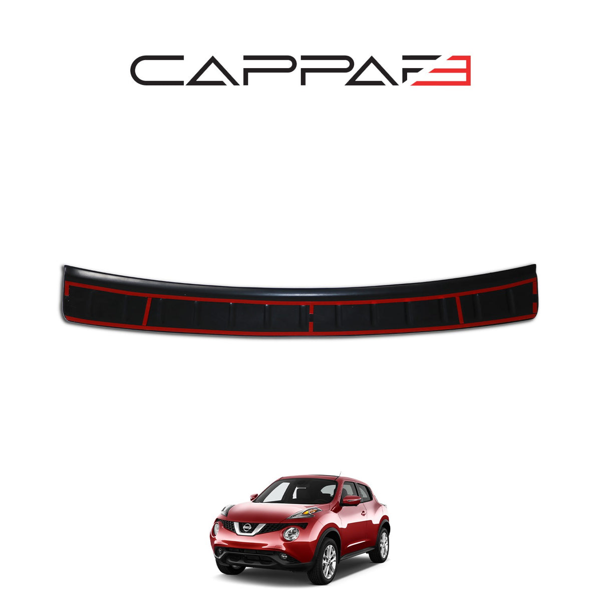 Nissan Juke 1 2014-2019 mat arka tampon eşiği – 3
