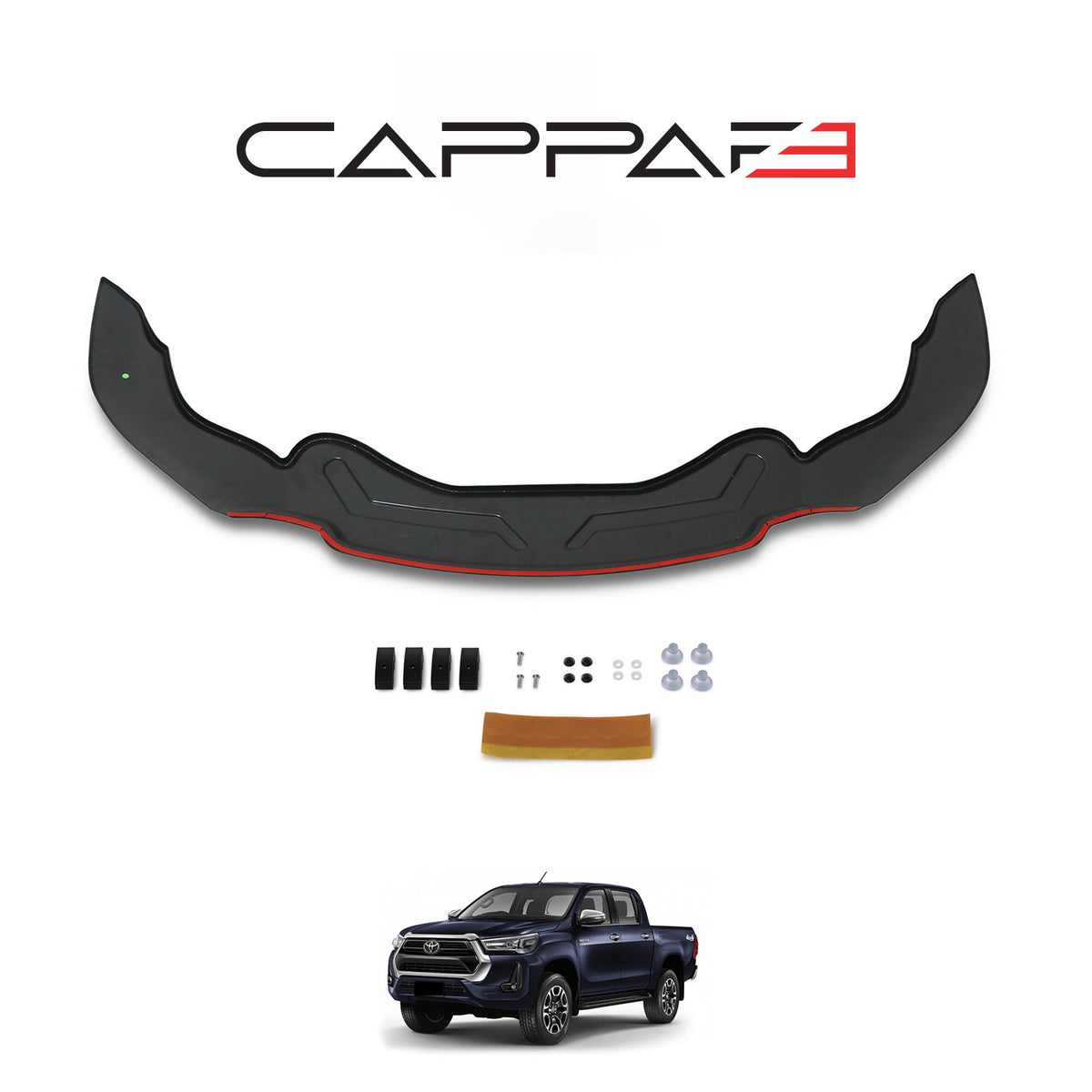 Toyota Hilux 8 2020-2023 yarasa kaput rüzgarlığı – 5