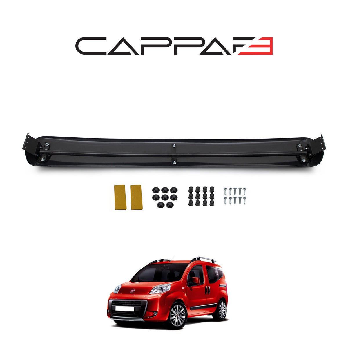Fiat Fiorino 3 2008-2024 ile Uyumlu Ön Cam Güneşliği
