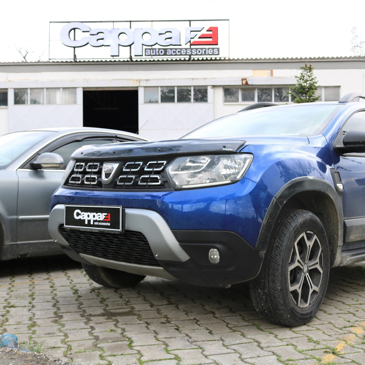 Dacia Duster 2 2018-2023 ile Uyumlu Ön Tampon U Difüzör