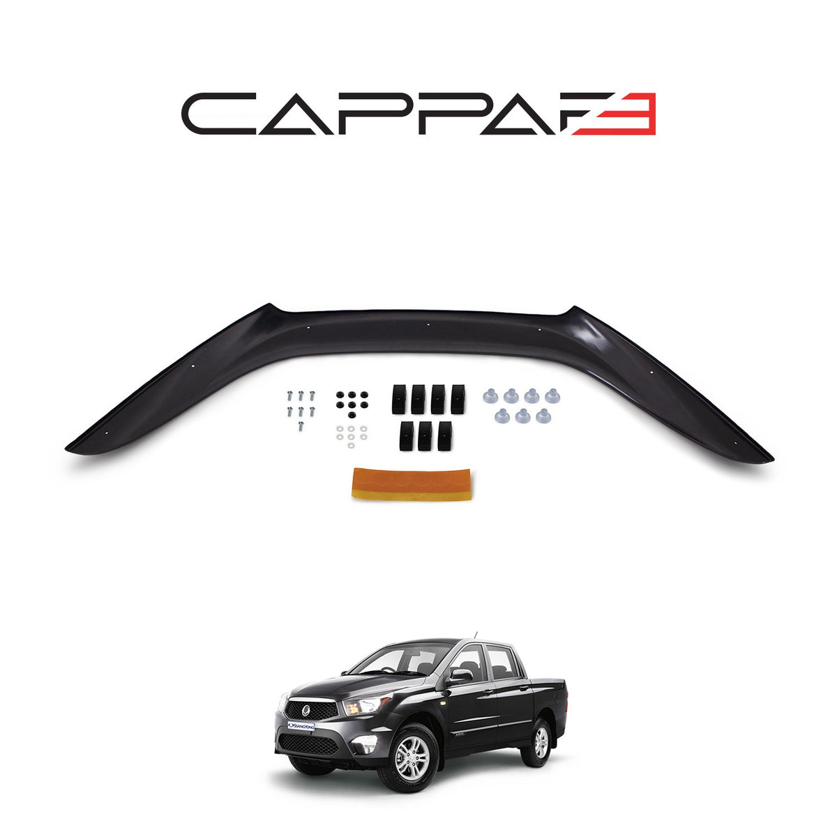SsangYong Actyon Sports 2 2012-2018 kaput rüzgarlığı – 3