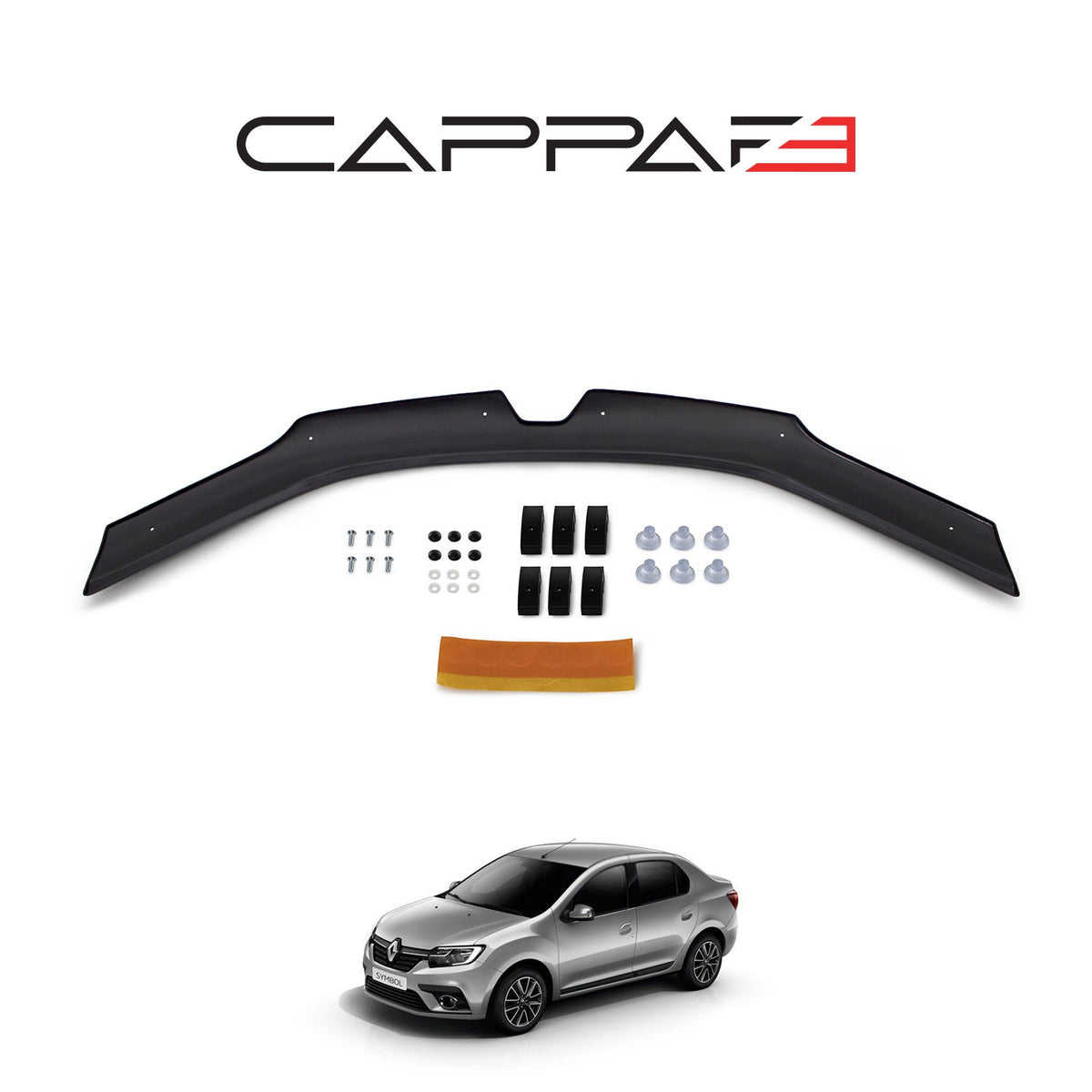 Renault Symbol 3 2013-2021 kaput rüzgarlığı 3 mm – 2