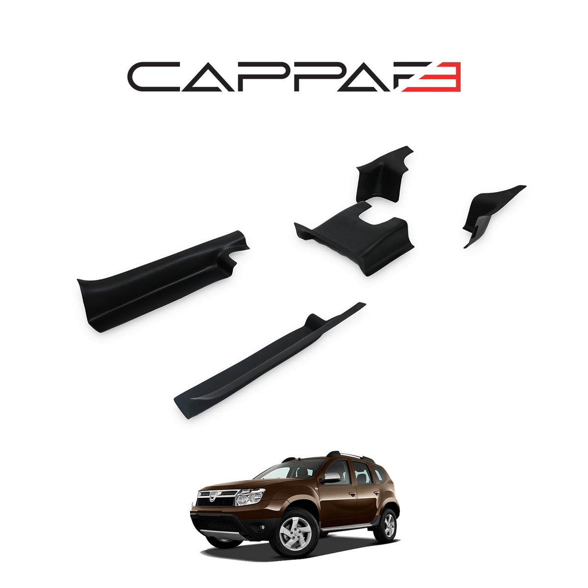 Dacia Duster 1 2010-2017 ile Uyumlu İç Trim 5 Adet