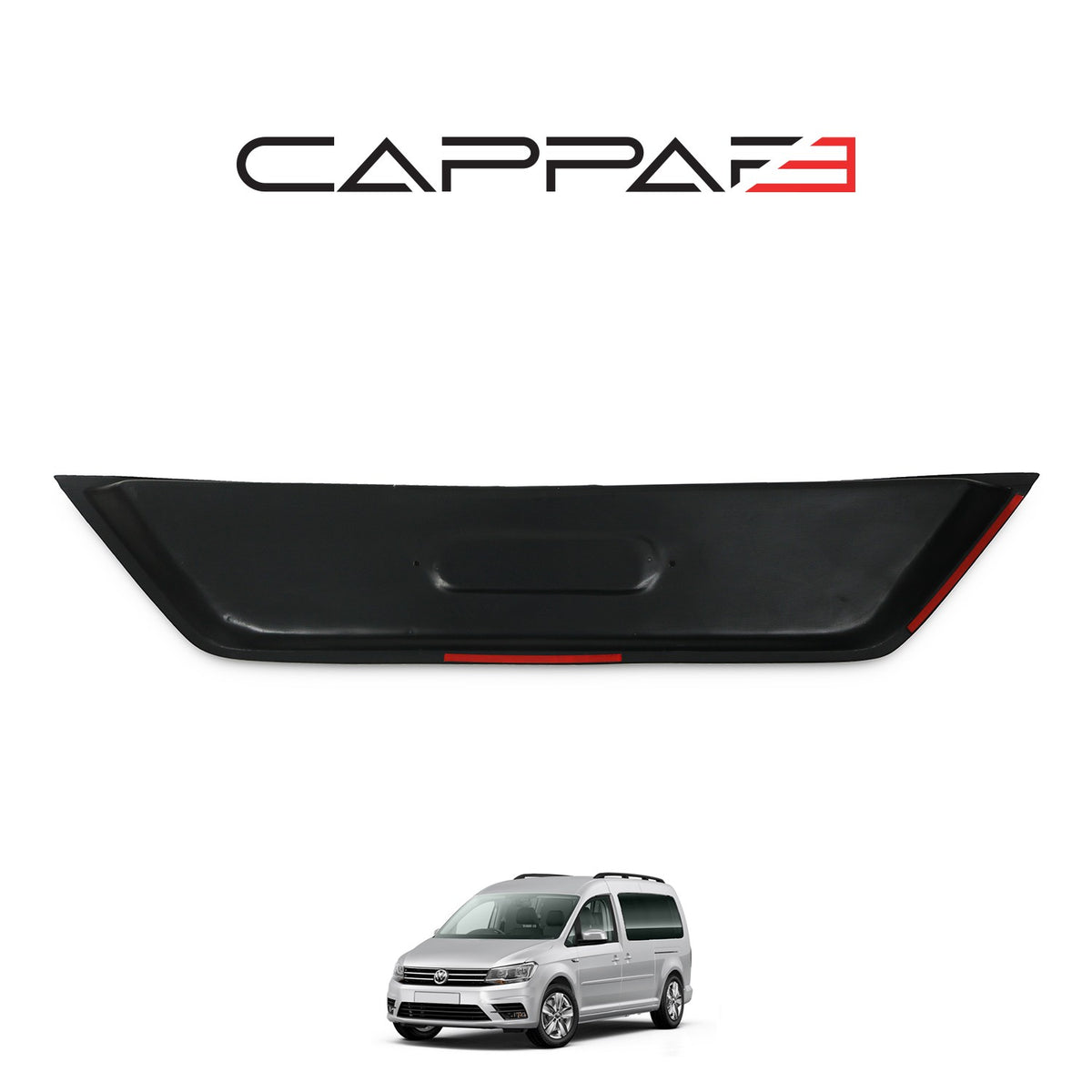 Volkswagen Caddy 4 2015-2020 ile Uyumlu Arka Plaka Yeri Kaplama