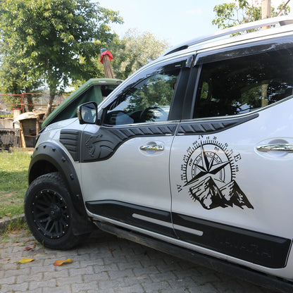 Nissan Navara 3 2016-2021 ile Uyumlu Kapı Dodik Yarasa 6 Adet