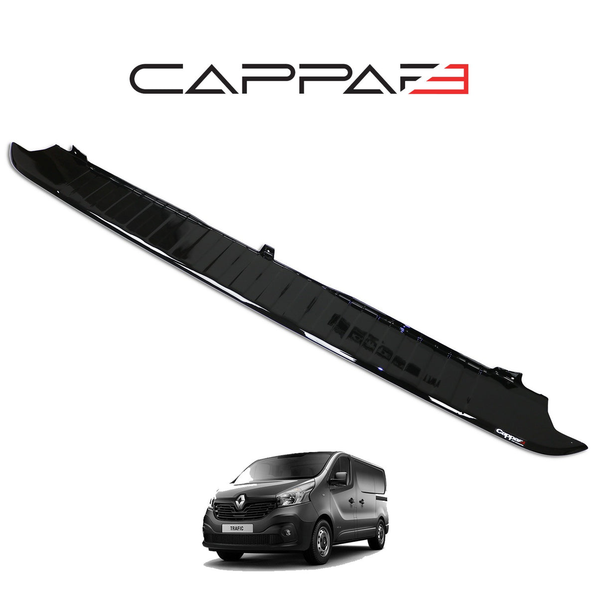 Renault Trafic 3 2014-2019 ile Uyumlu Arka Tampon Eşiği